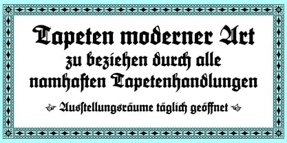 Maximiliana Font Poster 3