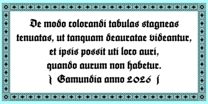 Maximiliana Font Poster 4