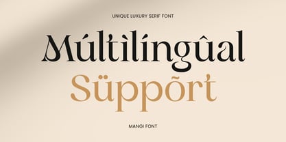 Mangi Font Poster 12