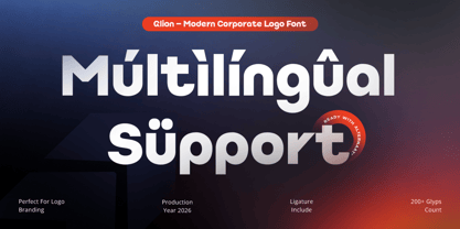 Glion Font Poster 13