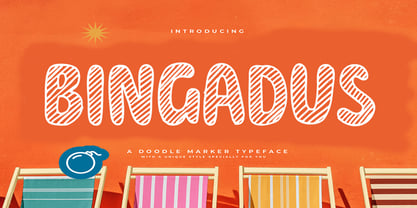 Bingadus Font Poster 1