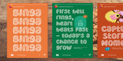 Bingadus Font Poster 8