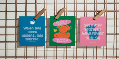 Bingadus Font Poster 4