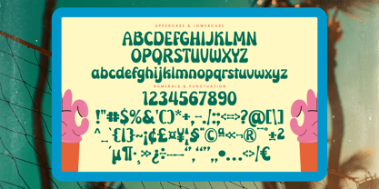 Nostalgic Nineties Font Poster 10