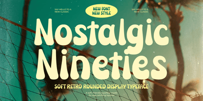 Nostalgic Nineties Font Poster 1
