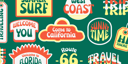 Nostalgic Nineties Font Poster 8