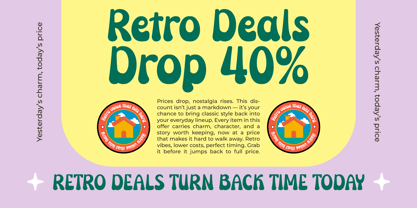 Nostalgic Nineties Font Poster 7