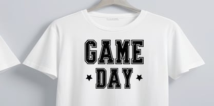 Varsity Distress Font Poster 4
