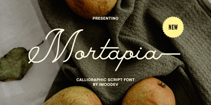 Mortapia Font Poster 1