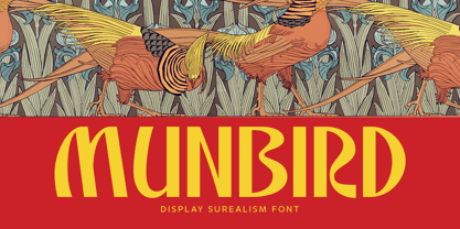 Munbird Font Poster 1