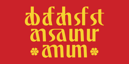 Munbird Font Poster 4