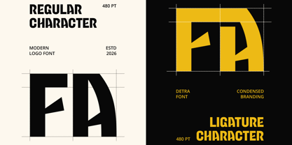 Detra Font Poster 8