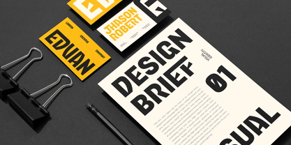 Detra Font Poster 4