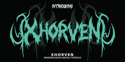 Xhorven Font Poster 1