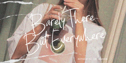 Authentic in Heaven Font Poster 4