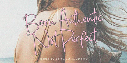 Authentic in Heaven Font Poster 9