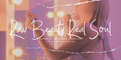 Authentic in Heaven Font Poster 6