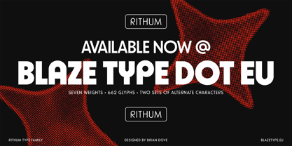 Rithum Font Poster 8