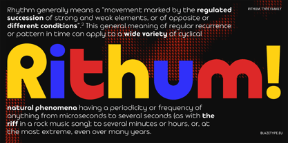 Rithum Font Poster 9