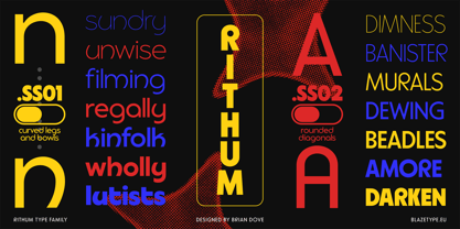 Rithum Font Poster 5