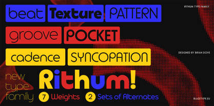 Rithum Font Poster 7