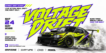 Urban Thunder Font Poster 4
