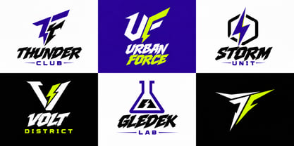 Urban Thunder Font Poster 3