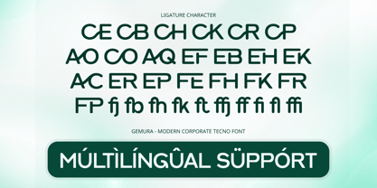 Gemura Font Poster 12