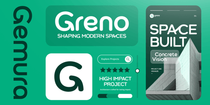 Gemura Font Poster 2