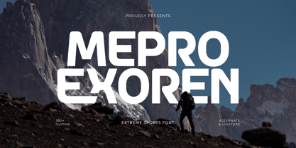 Mepro Exoren Font Poster 1