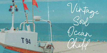 Summer Sunny Brush Font Poster 8