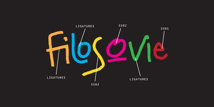 Filosovie Display Font Poster 9