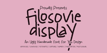Filosovie Display Font Poster 1