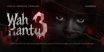 Fates Borgnes Font Poster 3