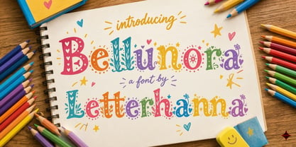 Bellunora Font Poster 1