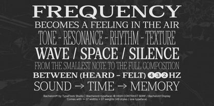 TFC Bachelord Font Poster 12