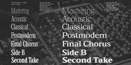 TFC Bachelord Font Poster 6