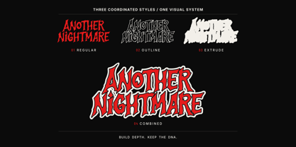 Another Nightmare Font Poster 10