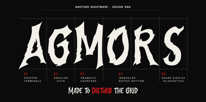 Another Nightmare Font Poster 11