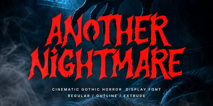 Another Nightmare Font Poster 1