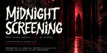 Another Nightmare Font Poster 3