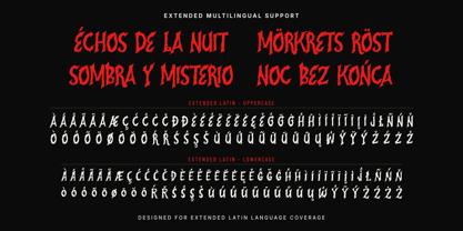 Another Nightmare Font Poster 14