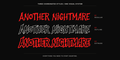 Another Nightmare Font Poster 9