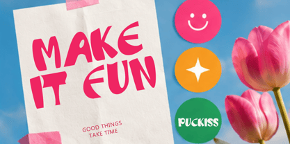 Puckiss Font Poster 7