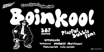 Boinkool Font Poster 1