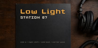 Rasterlume Font Poster 9
