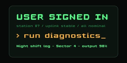 Rasterlume Font Poster 10