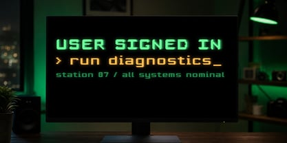 Rasterlume Font Poster 4