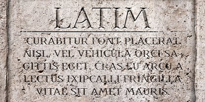 Latim Font Poster 3