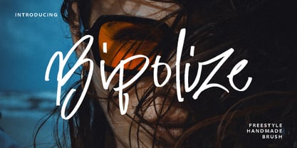 Bipolize Brush Font Poster 1